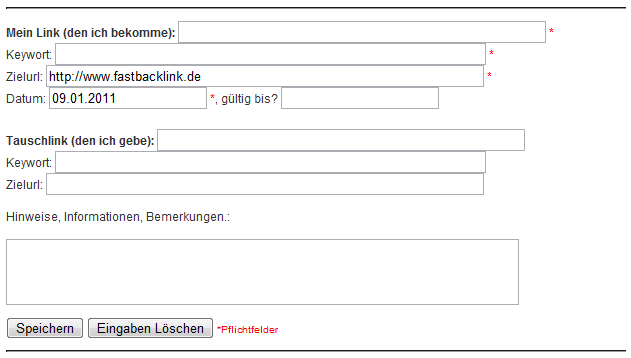 Linktausch Software, Backlink Überwachungstool