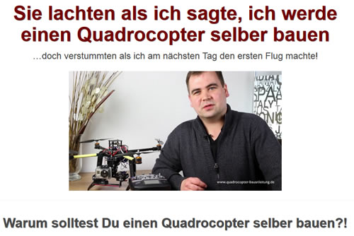 Drohnen, Quadrocopter Bauanleitung