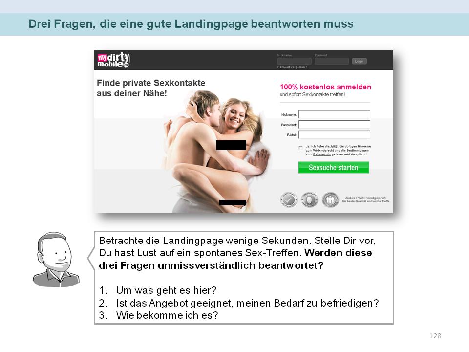 Gute Landingpage